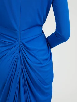 Abendkleid mit Cut-Out Blau