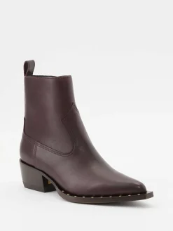Ankle Boots 'Debbie' Bordeauxrot