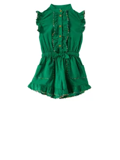 Anzug 'Junie Frill' Grün
