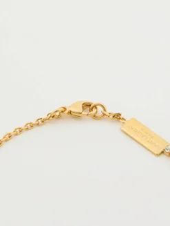 Armband aus Messing und Strass Gold