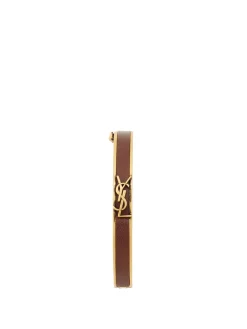 Armreif mit Leder Gold