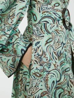 Asymmetrischer Kaftan Türkis
