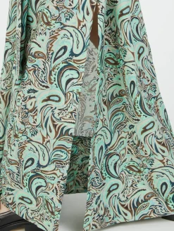 Asymmetrischer Kaftan Türkis