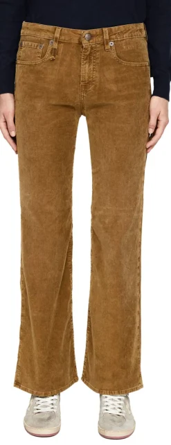 Ausgestellte Cordhose 'Joan Kick' Braun