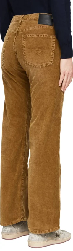 Ausgestellte Cordhose 'Joan Kick' Braun