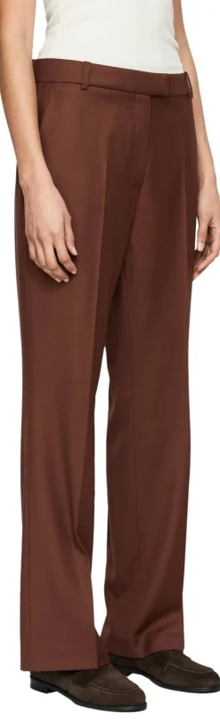 Ausgestellte Wollhose 'Lumira Wool' Marrone