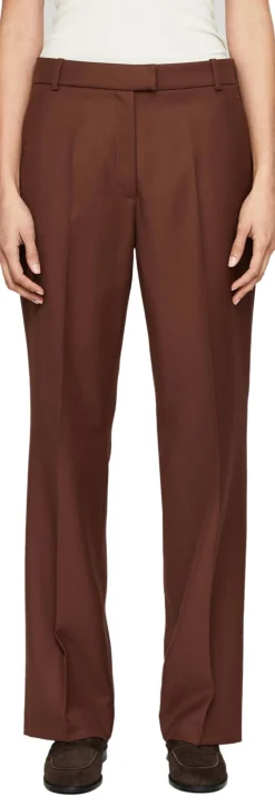 Ausgestellte Wollhose 'Lumira Wool' Marrone