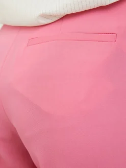 Ausgestellte Wollhose Pink