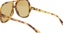 Aviator-Sonnenbrille mit Schildpatt-Optik Khaki