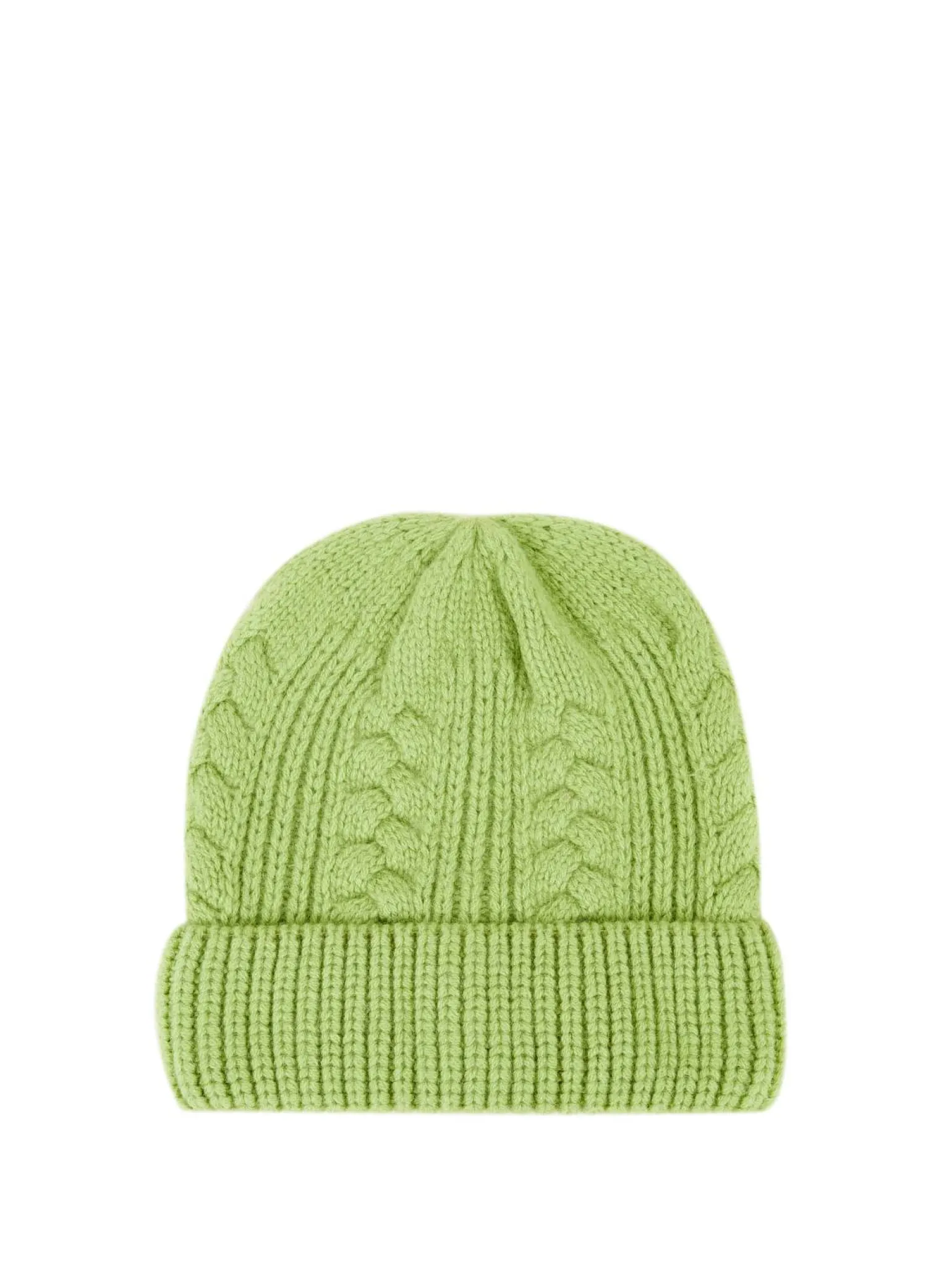Baby-Cashmere Mütze Grün