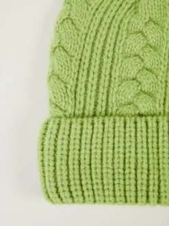 Baby-Cashmere Mütze Grün