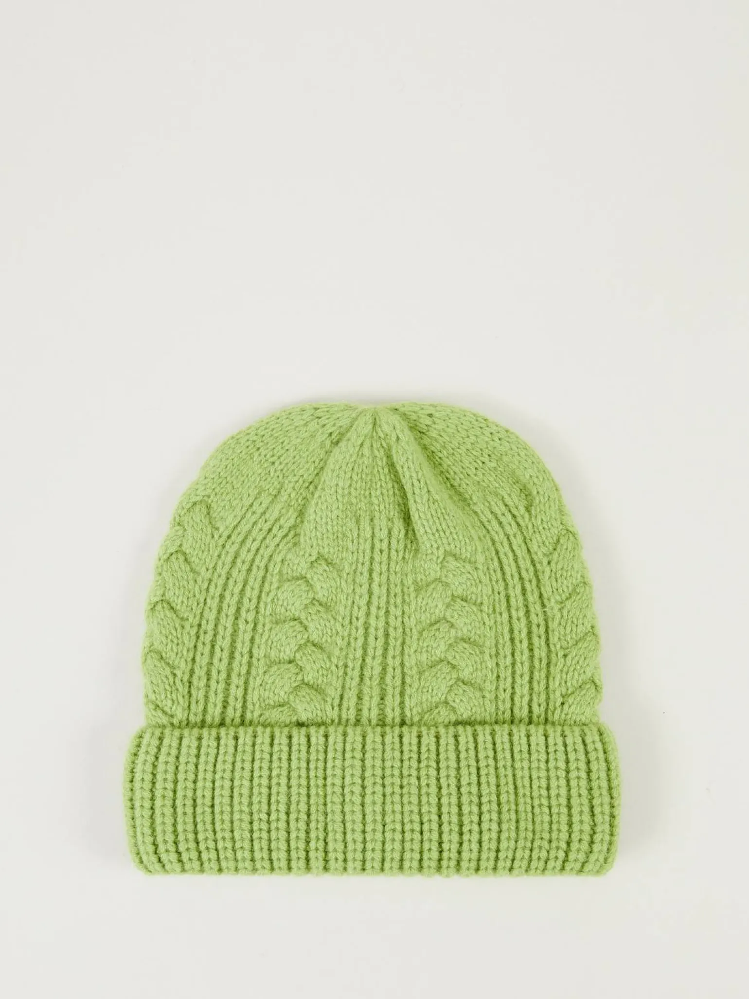Baby-Cashmere Mütze Grün