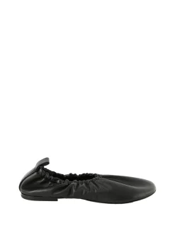 Ballerina aus Schafleder Schwarz