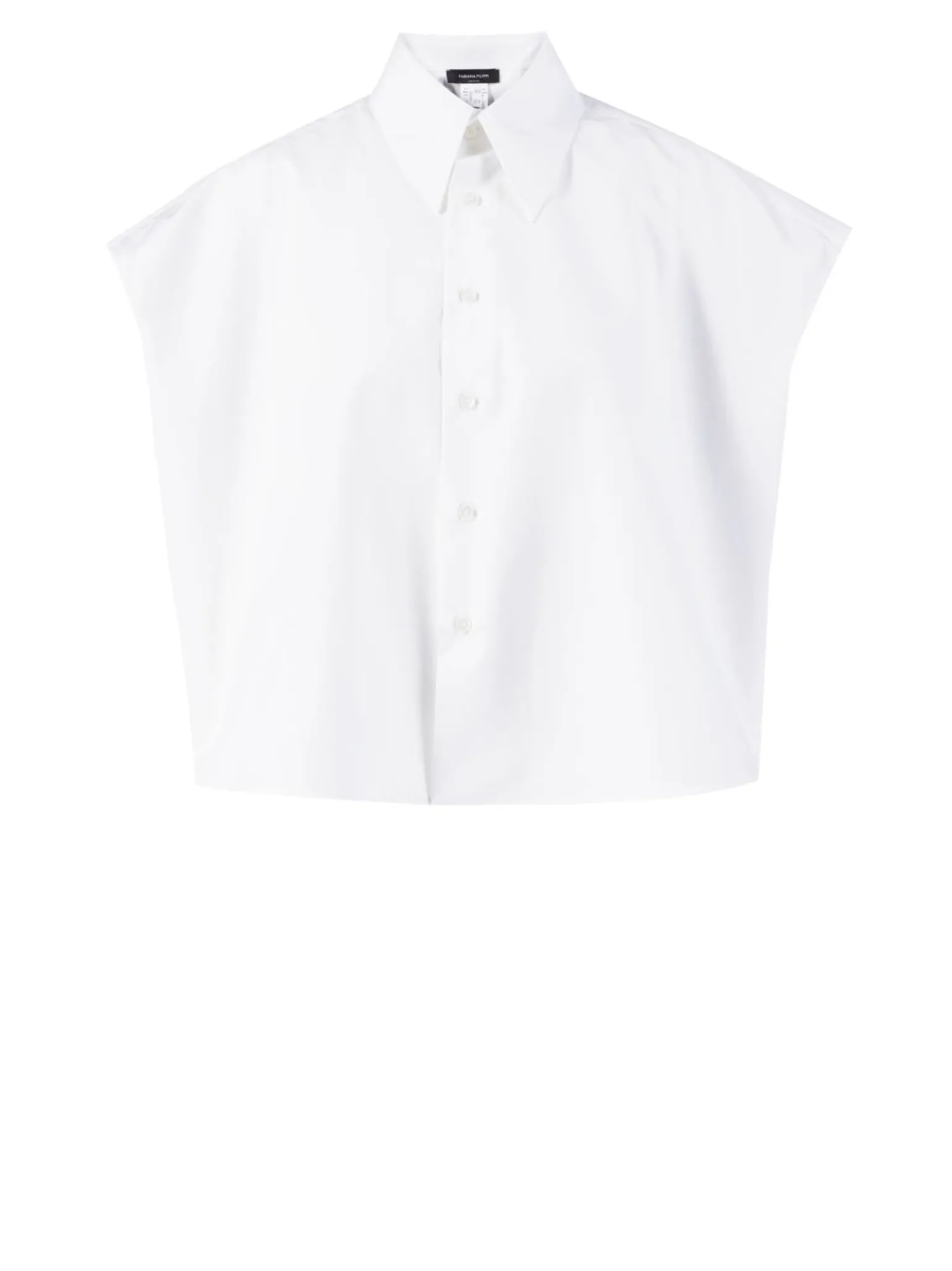 Baumwollbluse Weiß