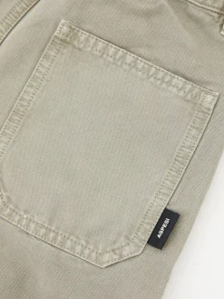 Baumwoll-Cargohose Grau
