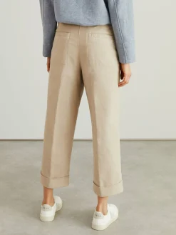 Baumwollchino 'Moleskin' Beige
