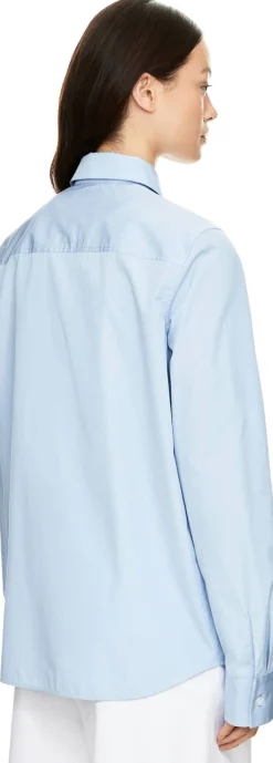 Baumwollhemd Hellblau