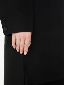 Baumwollmantel Schwarz
