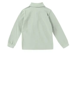 Baumwoll-Poloshirt Salbei