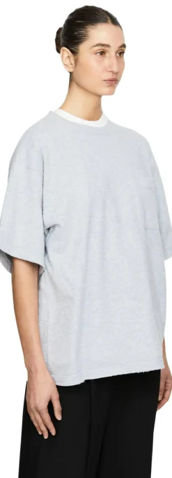 Baumwollshirt 'Kaddy' Hellgrau