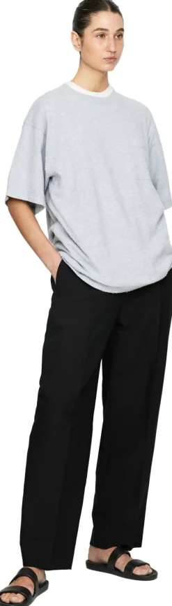 Baumwollshirt 'Kaddy' Hellgrau