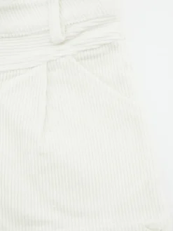 Baumwoll-Shorts Crème