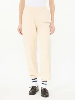 Baumwoll-Sweatpants Crème