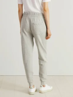 Baumwoll-Sweatpants 'Tricolor Fox' Grau