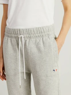 Baumwoll-Sweatpants 'Tricolor Fox' Grau