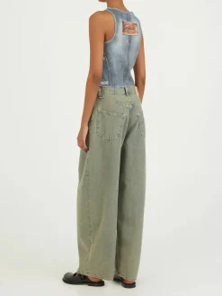 Bedrucktes Tanktop Blau