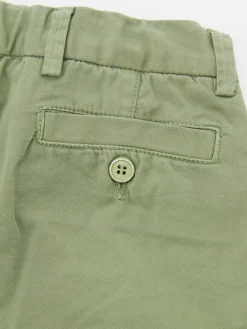 Bermuda Shorts aus Baumwolle Olivgrün