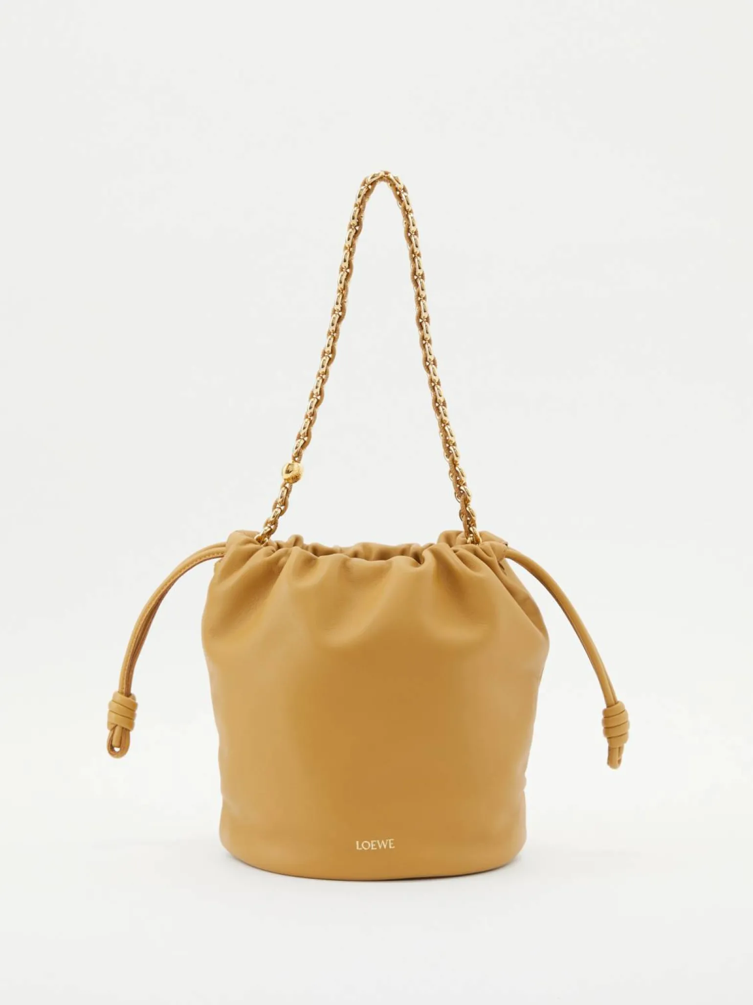 Beuteltasche 'Flamenco' Beige