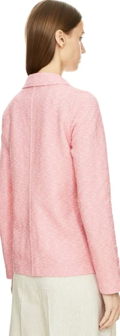 Blazer aus Bouclé Rosa