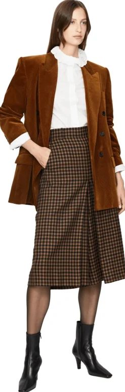 Blazer aus Cord Braun