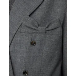 Blazer aus Wolle 'Grand' Grau