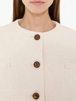 Blazer 'Missy Gliss' aus Bouclé Crème