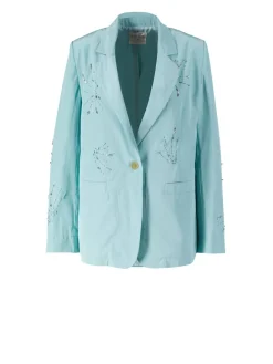 Blazer 'Taffetta' Türkis