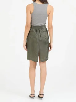 Bleistiftrock Khaki