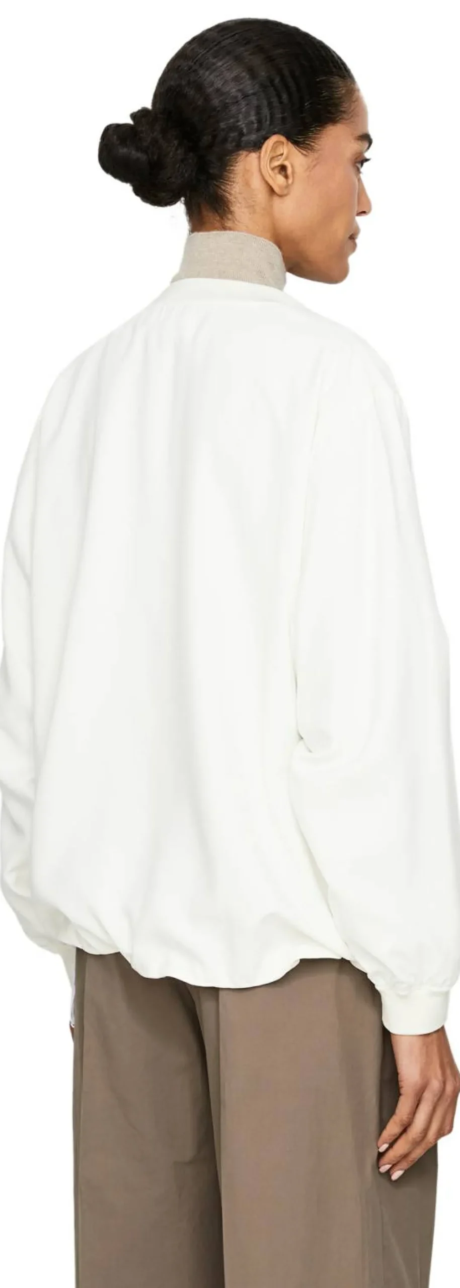 Blousonjacke 'Irys' aus Seide Crème