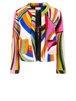 Blouson mit Iride-Print Multi