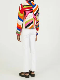 Blouson mit Iride-Print Multi