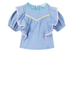 Bluse Blau