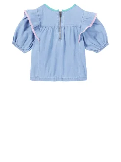 Bluse Blau