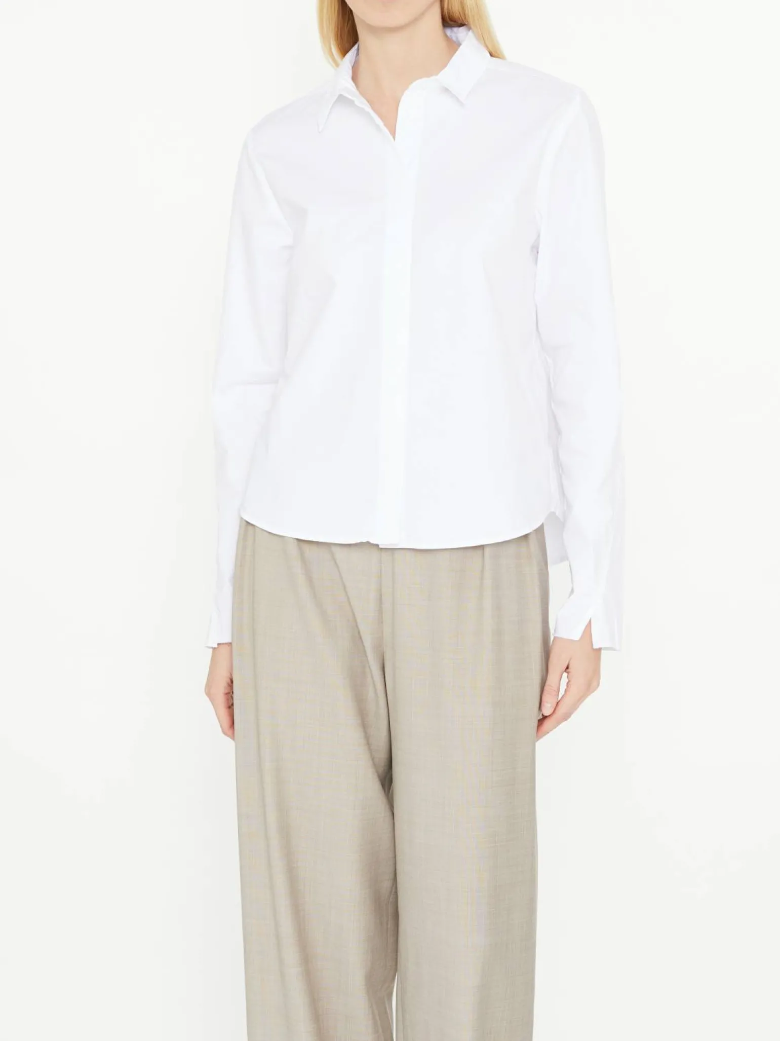 Bluse 'Crispy' Weiß