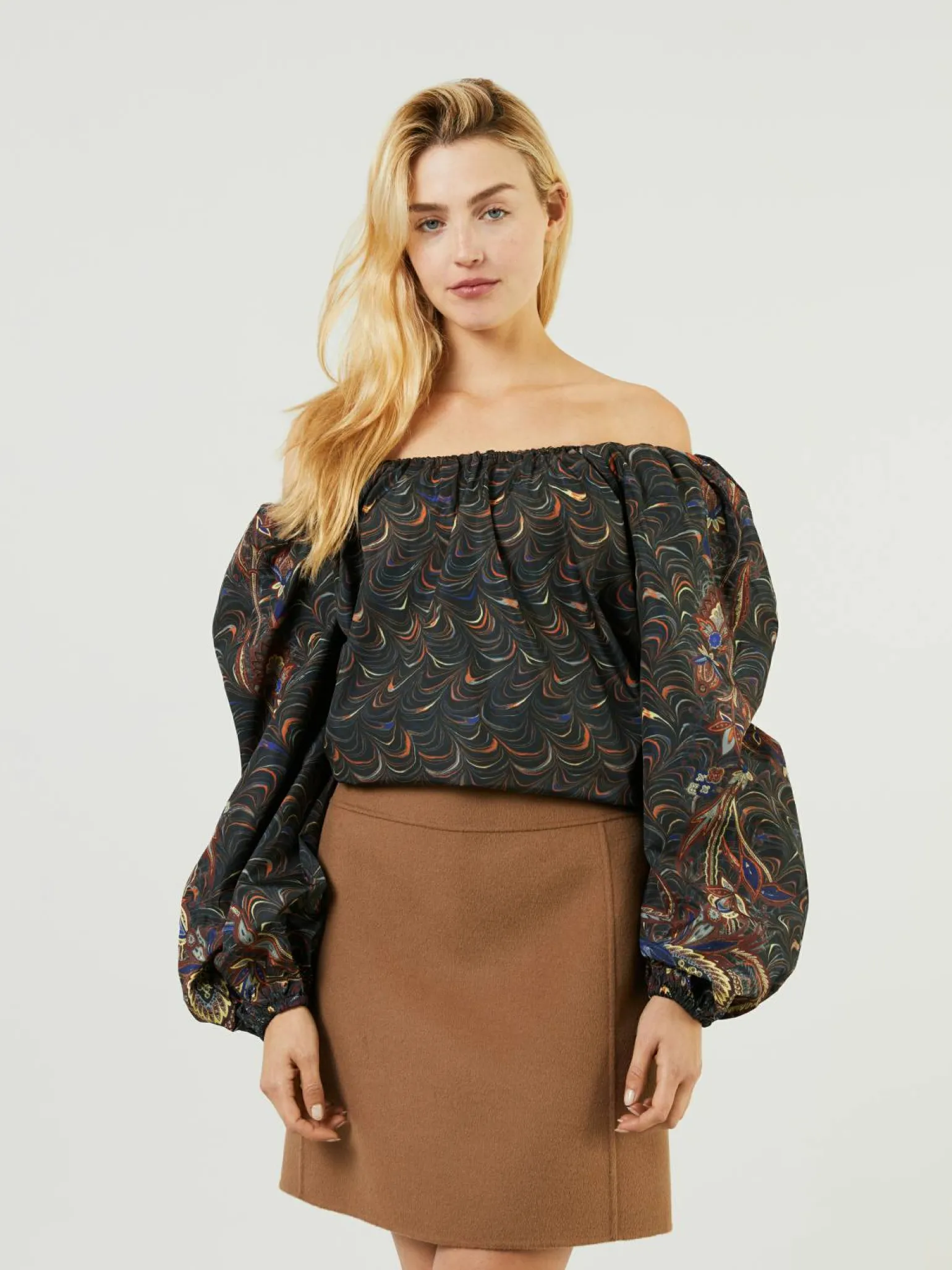 Bluse 'Lavinia' Khaki