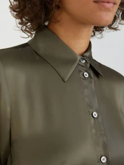 Blusenkleid Khaki