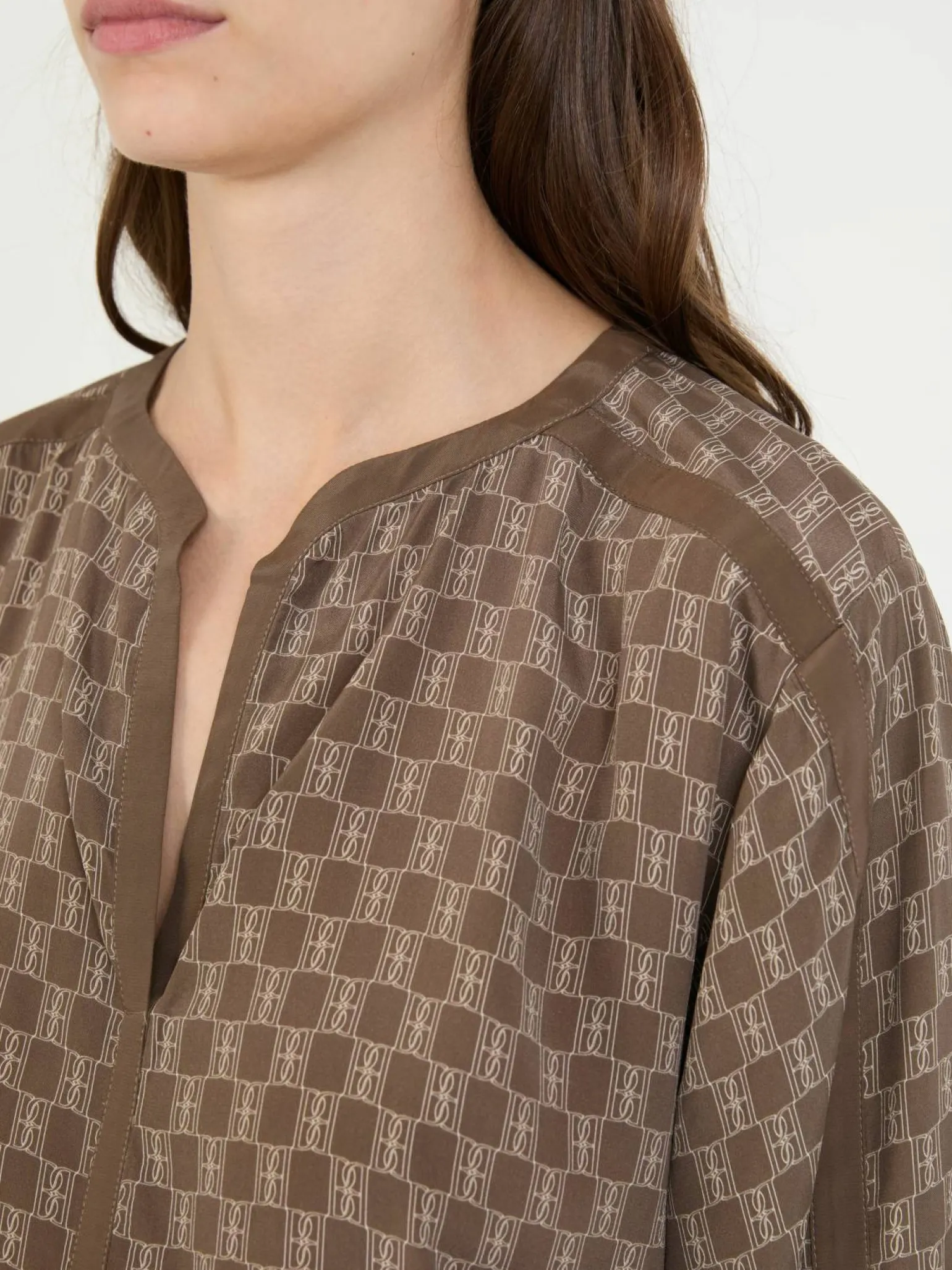 Bluse 'Plazzo' Braun