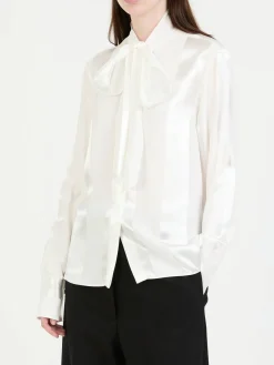 Bluse Weiß