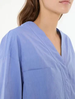 Bluse 'Yole' Blau