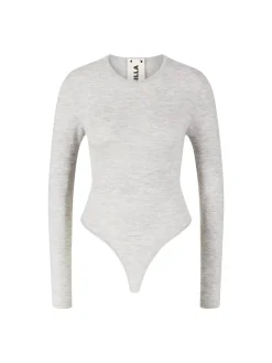Body aus Cashmere Grau